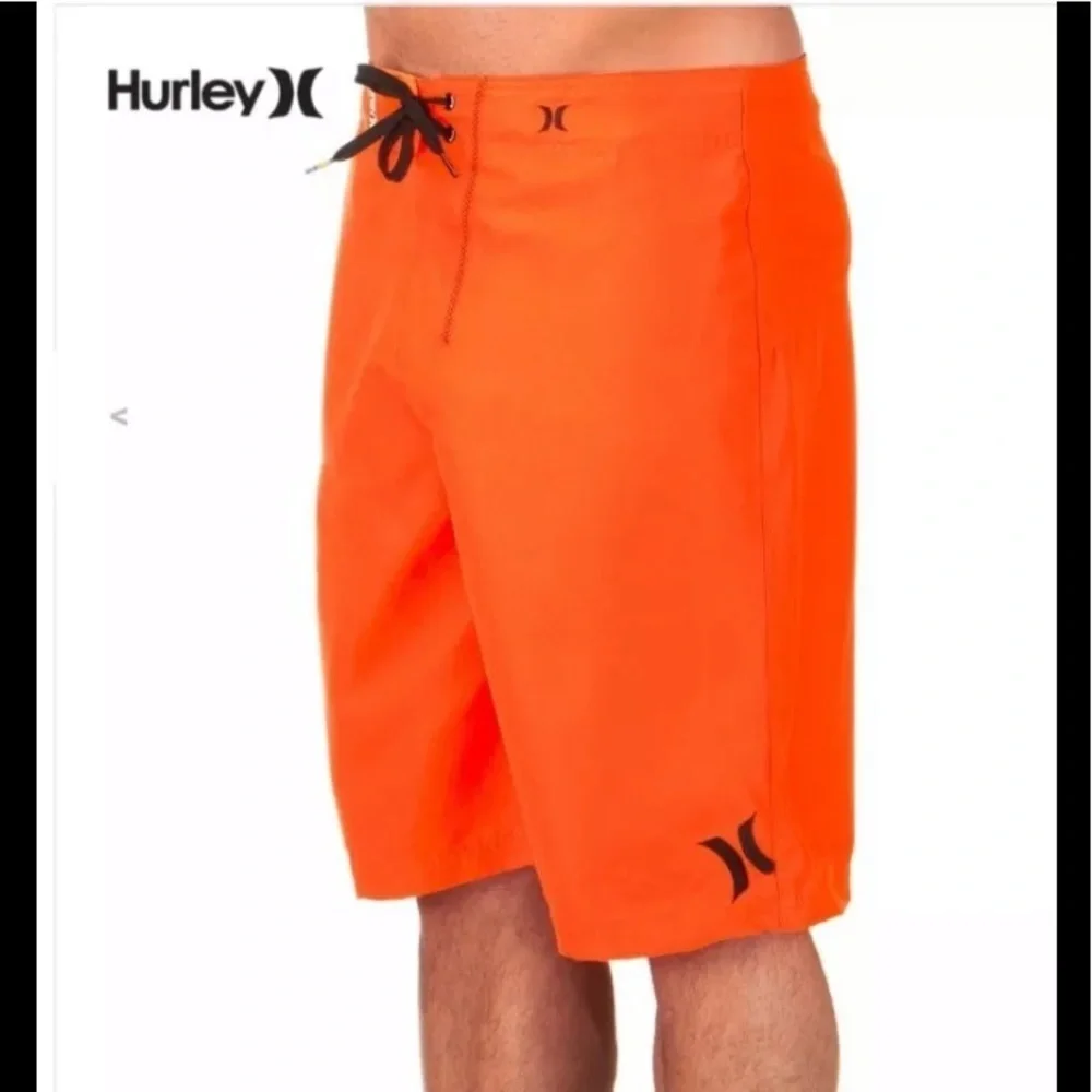 NWT Hurley Neon Orange Board Shorts Sz 30 or 31